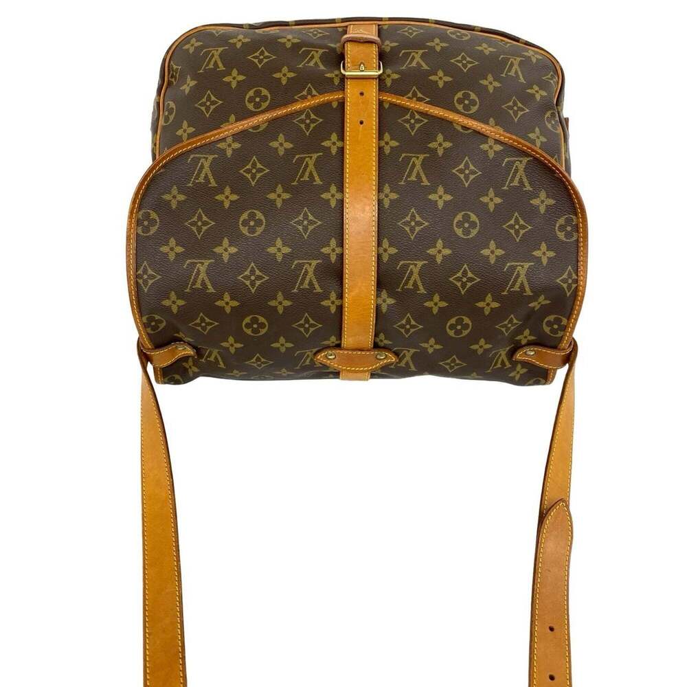 LOUIS VUITTON Vintage Saumur 35 Monogram Leather Shoulder Bag/Body Bag, Brown... - Picture 4 of 10
